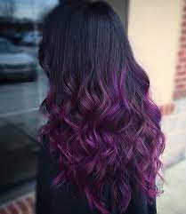 Dark brown to blonde ombre. Brown Purple Hair Ombre Novocom Top