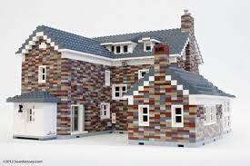 Sean Kenney Art With Lego Bricks Old Stone House Old Stone Houses Stone House Lego House