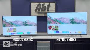 samsung tv comparison nu8000 series vs nu7100 series