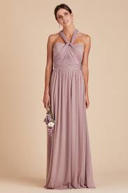 Chicky Convertible Dress Mauve Convertible Bridesmaid Dress Mauve Bridesmaid Dress Mesh Bridesmaids Dress