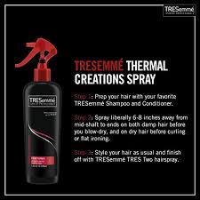 Tresemme hair dry shampoo botaniqu reshresh coconut volume cactus water 250 ml. Tresemme Thermal Creations Heat Protectant Spray For Hair 8 Oz In Dubai Uae Whizz Hair Sprays