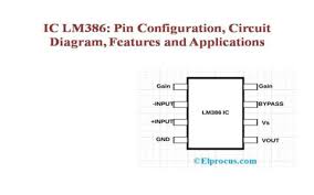 A wiring diagram is a simplified conventional photographic depiction of an electric circuit. Ic Lm386 Pin Configuration Circuit Diagram Features And Applications