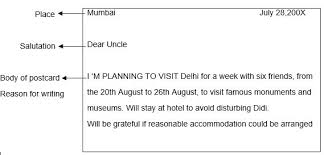 But it is ideal to follow a somewhat similar format for ease of understanding and uniformity. Cbse Class 9 English Postcard Notes