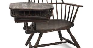 Pennsylvania Sackback Writing Arm Windsor Ca 1 Apr 20 2013 Pook Pook Inc In Pa Antique Chairs Bent Wood Antiques