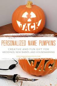 Personalized Name Pumpkins Exploring Domesticity Personalized Halloween Halloween Jack O Lanterns Pumpkin Carving