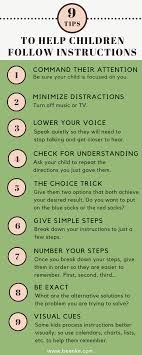 The other students in the class should then direct her to the police station using directions in english. How To Get Kids To Listen And Follow Instructions Beenke