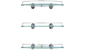 These bathroom glass shelf are exciting discoveries designed for your every need. Buy Argos Home Set Of 3 Glass Corner Shelves Bathroom Shelves Argos