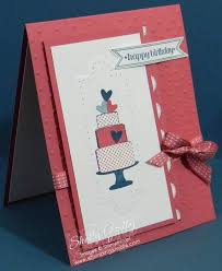 Break open the delicate white chocolate igloo to reveal an adorable polar bear hidden in mounds of marshmallows for a sweet christmas surprise kids will love. Stampin Up Make A Cake Hand Made Feminine Birthday Card