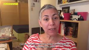 “In ‘She Falls for Ages,’ I didn’t recreate something that already  happened; I got to make a world that I wanted to live in. So I have a pink  sky, because pink is my favorite color. And the people ...
