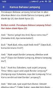 Terjemahan contoh perkenalan diri dalam bahasa inggris untuk mahasiswa diatas. Kamus Lengkap Bahasa Lampung Dialek A Dan O For Android Apk Download
