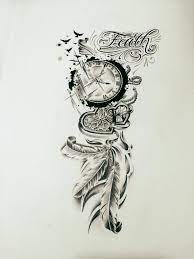 Tattoo Faith Faith Tattoo Vector Feather Tattoos Time Tattoos Sleeve Tattoos For Women
