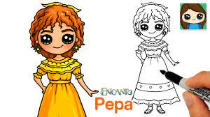 How to Draw Pepa Madrigal 🌦 Disney Encanto - YouTube