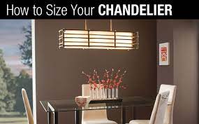 A table, such as a dining room table, is also a focal point in a room, so the chandelier should share attention with the table and keep it proportionate. How To Size Your Chandelier Rensen House Of Lights