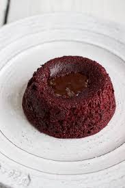Sonics red velvet molten cake sundae. Red Velvet Molten Chocolate Lava Cakes With Chocolate Ganache Center Half Baked Harvest