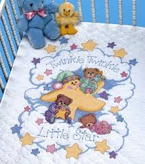 Download your free cross stitch pattern for free and enjoy countless hours of stitching. Dimensions Quilt Stamped Cross Stitch Kit Twinkle Twinkle Joann Cross Stitch Baby Blanket Cross Stitch Baby Baby Quilt Kit