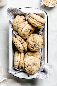 Chewy Oatmeal Whoopie Pie Recipe With Cream Cheese Frosting Broma Bakery