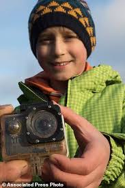 British boy reunited with camera that drifted to Germany