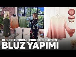 Angora Gold Ombre Batik Ile Tek Parcadan Kademeli Sisle Bluz Yapimi Single Piece Blouse Tutorial Youtube Batik Orgu Bluz