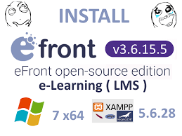 Install Efrontlms V3 6 15 5 On Windows 7 X64 Localhost Xampp 5 6 28 Opensource Php Lms Elearning Elearning Lms Installation