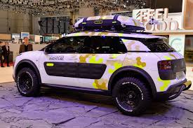New cars of geneva motor show 2014: C4 Cactus And C4 Cactus Adventure Liven Up Citroen S Geneva Stand W Video Carscoops