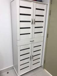 In the shoe cabinet your shoes get the ventilation and the space they need to keep them like new longer. Shoes Rack Kasut Rak Home Furniture Furniture On Carousell