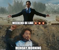 See more of the weekend on facebook. Image Tagged In Tony Stark Before And After Imgflip