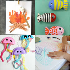 Summer crafts for preschoolers hese quick and easy summer kids crafts can be made using items that you probably already have around the house. Summer Crafts For Little Learners