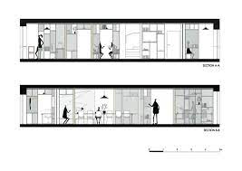 Gallery Of Ztudio Mfrmgr 25 Layout Architecture Architectural Section Interior Design Presentation