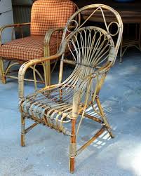 Antique Vintage French Colonial Bentwood Bamboo Rattan Stick Wicker Cafe Chair Vintage Bamboo Chairs Bamboo Chair Colonial Furniture