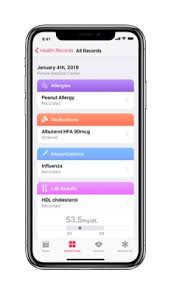 new iphone health app functionality gives unc health care