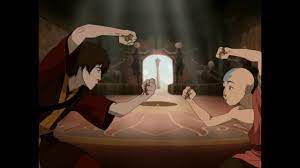 Aang and zuko performing the dragon dance!! Aang And Zuko The Dancing Dragon Youtube