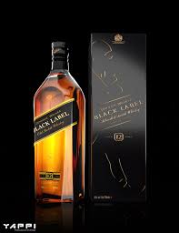 Black Lable Johnnie Walker 3d Render Whiskey Bottle Johnnie Walker Vodka Bottle