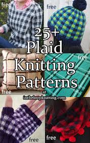 plaid knitting patterns in the loop knitting