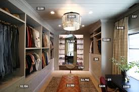 The closet chandelier delivering structure could have substantial proportions. How Much Did The Closet Cost A Budget Breakdown Look For Less Chris Loves Julia