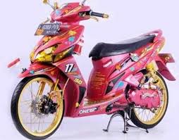 Modifikasi Honda Vario 110 Airbrush Kartun Honda Motor Dan Kartun