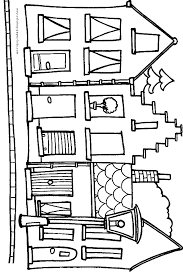 Free color page for moms and adults, choose from more than 700 adult color pages. Houses And Homes Color Page Coloring Pages For Kids Family Coloring Home