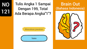 Tulis angka 1 sampai dengan 199, total ada berapa angka 1? Brain Out Level 121 Tulis Angka 1 Sampai Dengan 199 Total Ada Berapa Angka 1 Terbaru 2021