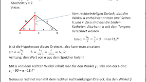 Welche weiteren werte von sinus kosinus und tangens kann man ohne taschenrechner bestimmen wenn cosinus 30 grad = einhalb wurzel 3 bekannt ist ? Anwendungen Von Sinus Cosinus Tangens Youtube