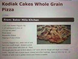 Thin Pizza Crust Kodiak Cakes Baking Mix Recipes Kodiak Cakes Recipe Cooking Recipes