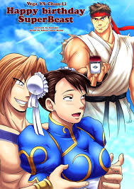 Vega vs Chun-Li 2 - Glad Birthday Super… - Street Fighter Hentai Doujinshi