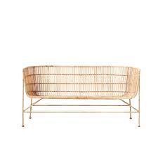 Our sanibel rattan rattan sofas have sturdy pole rattan frames and house nice, big thick seat & back cushions. Rattan Sofa Cuun Nature House Doctor Nordic Decoration