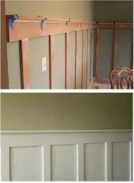 The general rule is that the chair rail should be about 1/3 of the way up from the floor (between 32 and 36 for an 8' ceiling). Pin By Lisa Jean On Recent Pins 7 2021 In 2021 Diy Home Improvement Home Projects Home Diy