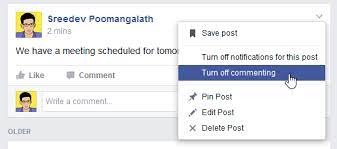 Cara Mematikan Menonaktifkan Kolom Komentar Facebook Hatech4u