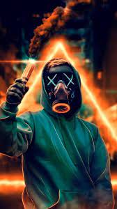 Mask Guy 1 Smoke Wallpaper Cool Wallpapers For Phones Joker Hd Wallpaper