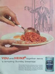 Sunday Breakfast With Heinz Baked Beans 1954