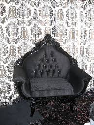 4051 Royal Chair Black Croco Velvet 4 0 Wide Dark Home Decor Gothic Home Decor Gothic Furniture