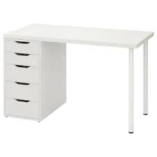 Linnmon Alex Table White Ikea In 2020 Ikea Malm White Wall Shelf Unit Ikea Malm