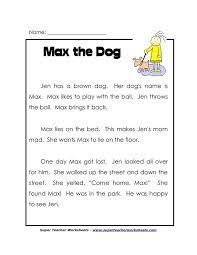 Print free reading comprehension workbooks kids will want to read, for second through sixth grades. Free Printable Comprehension Worksheets For Grade 1 1st Grade Reading Worksheets Reading Worksheets First Grade Reading Comprehension