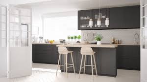 Grey kitchen walls with white cabinets and dark flooring options. What Colours Go With Grey In The Kitchen Kitchen Blog Kitchen Design Style Tips Ideas Kitchen Warehouse Uk