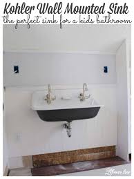 wall mounted kohler brockway sink